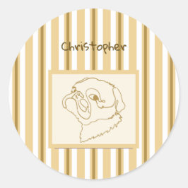 Adesivo Arte Personalizada de Linha de Bath de Verão