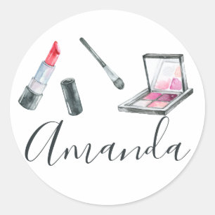 Adesivo Arte Personalizada Personalizada do Artista Makeup