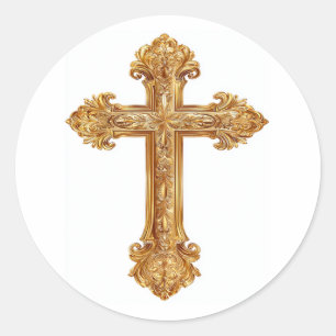 Adesivo Arte Religiosa Católica Moderna e Elegante Cruz Do
