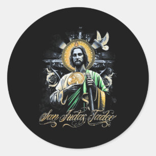 Adesivo Arte Religiosa São Judas Tadeo Santos Católicos De