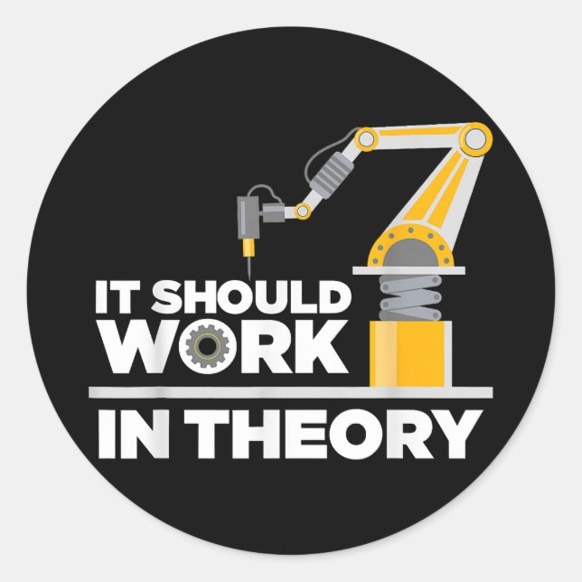 Adesivo Arte Robótica Engraçada Para Homens Crianças Robót (Frente)