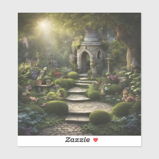 Adesivo Arte Santuária do Jardim (Folha)