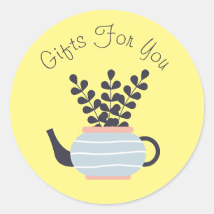 Adesivo Arte vegetal moderna design Dar marca comercial