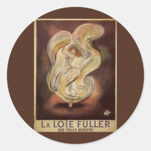 Adesivo Arte Vintage Art Nouveau, La Loie Fuller Dançarina