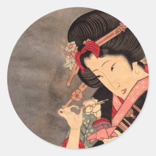 Adesivo Arte vol.2 de Ukiyoe do japonês
