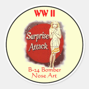 Adesivo Arte-WW II do nariz B-24