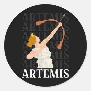 Adesivo Artemis Deusa Da Caça E O Mito Grego Da Lua