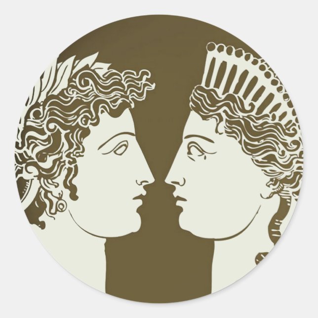 Adesivo Artemis e Apollo Sticker (Frente)