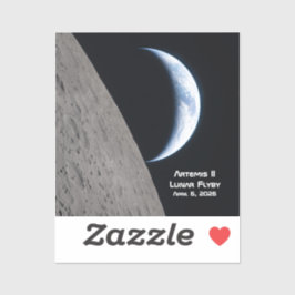 Adesivo Artemis II Lunar Flyby