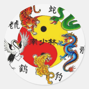 ADESIVO ARTES MARCIAIS 5 ANIMAIS