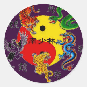 ADESIVO ARTES MARCIAIS 5 ANIMAIS