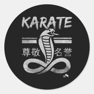 Adesivo Artes Marciais Cobra Karate