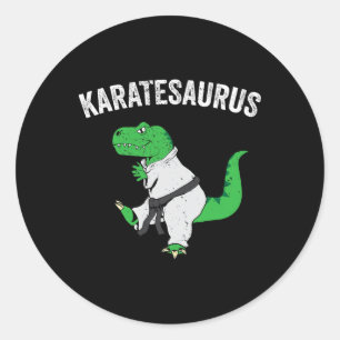 Adesivo Artes Marciais Dinossauro T Rex Engraçado Dino Fof