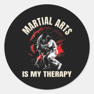 Adesivo Artes Marciais É Minha Terapia - Karate