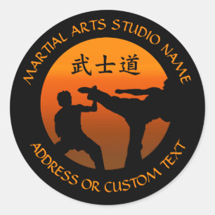 Adesivo Artes Marciais Karate Taekwondo Kung Fu Studio Pro