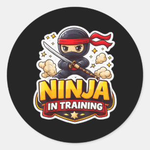 Adesivo Artes Marciais Karatê Taekwondo Ninja em Treinamen
