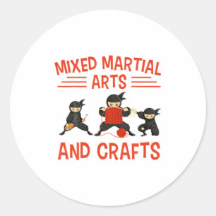 Adesivo Artes Marciais Mistas Engraçadas e Artesanato Kara