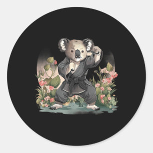 Adesivo Artes Marciais MMA Taekwondo Karate Koala Animal