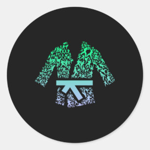 Adesivo Artes Marciais Para O Combatente Karate Gi Karate 