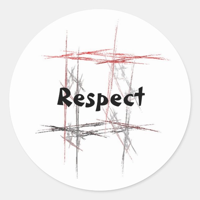 Adesivo Artes Marciais Respeitam os Stickers (Frente)
