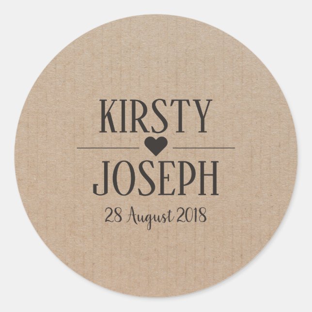 Adesivo Artesanato Papel Monograma Vinheta de Casamento (Frente)