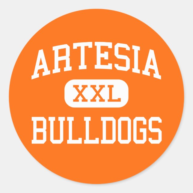 Adesivo Artesia - Bulldog - High - Artesia Novo México (Frente)
