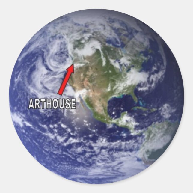 Adesivo ARTHOUSE (Você está aqui) (Frente)