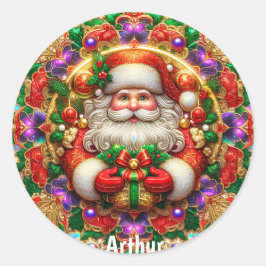 Adesivo ARTHUR ~ SHINY PAPAIS NOEIS Natal ~