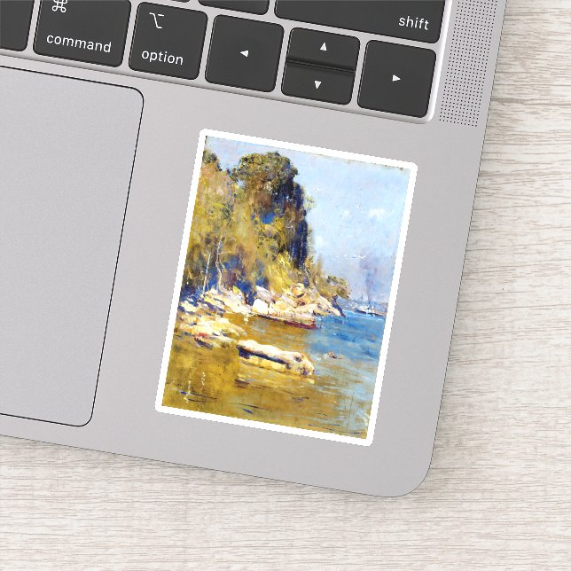 Adesivo Arthur Streeton Do Meu Campo (Sirius Cove) (Detalhe)