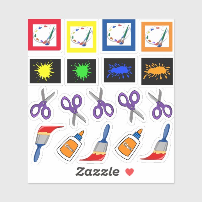 Adesivo Artigos de arte (Folha)