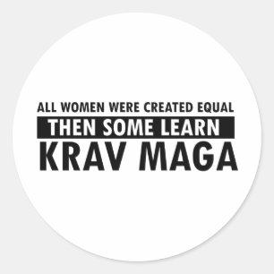 Adesivo Artigos do presente de Krav Maga
