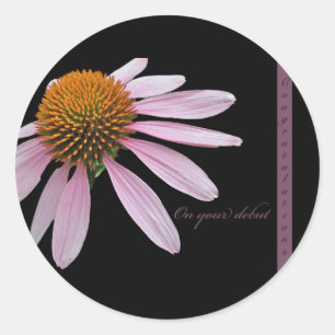 Adesivo Artigos dos parabéns do princípio de Coneflower