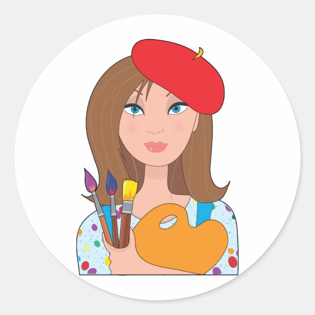 Adesivo Artista (Frente)