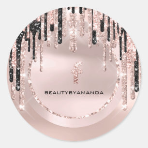 Adesivo Artista de Maquiagem do FB Redes Sociais Drips Ros