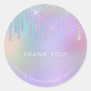 Adesivo Artista de maquilhagem de diamantes de massa e cor