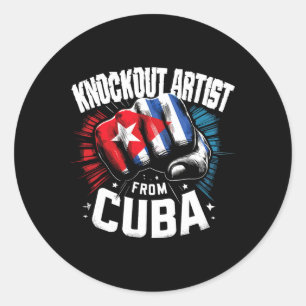Adesivo Artista Derrubado Do Orgulho Da Boxeira Cubana