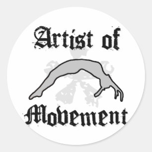 Adesivo Artista do movimento que cai