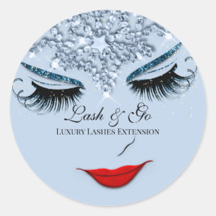 Adesivo Artista Makeup Lash Extension Lip Princess Blue