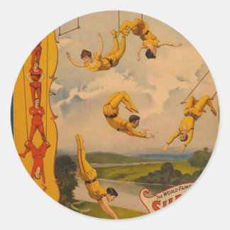 Adesivo Artistas Barnum & Bailey / Trapeze