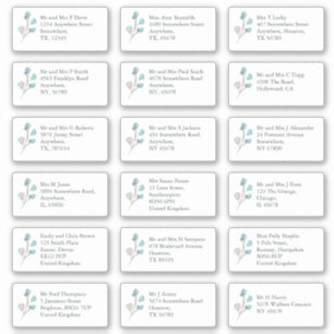 Adesivo Artsy EucaIyptus Nome do Destinatário Individual