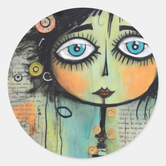 Adesivo Artsy Ladies 8 (Frente)