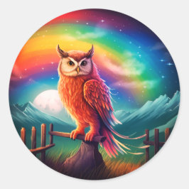 Adesivo Artsy Owl