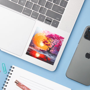 Adesivo Artsy Tree Scene