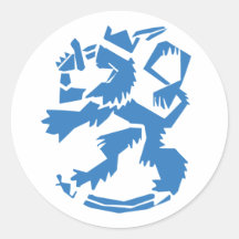 Arty Lion Sticker