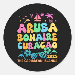 Adesivo Aruba Bonaire Curacao 2025 - Ilha Carriba Trave