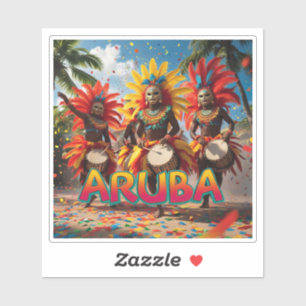 Adesivo Aruba Hora de celebrar 