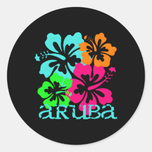 Adesivo Aruba Island Beach Tropical Paradise Viagem Surf O
