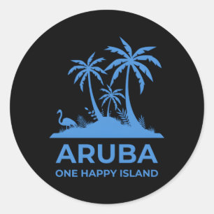 Adesivo Aruba One Happy Island