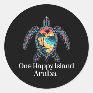 Adesivo Aruba One Happy Island Aruban Souvenir Me Vacina
