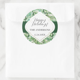Adesivo Árvore Aquarela Artística Personalizada